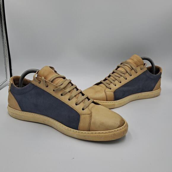 Size 7 - Boggi Milano Panelled Trainers Lace Up Sneakers Casual Designer Shoes main image 8